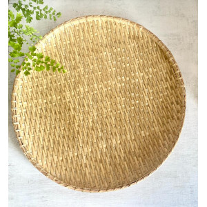 Hand Made Bamboo Weave tray - Indigi Crafts